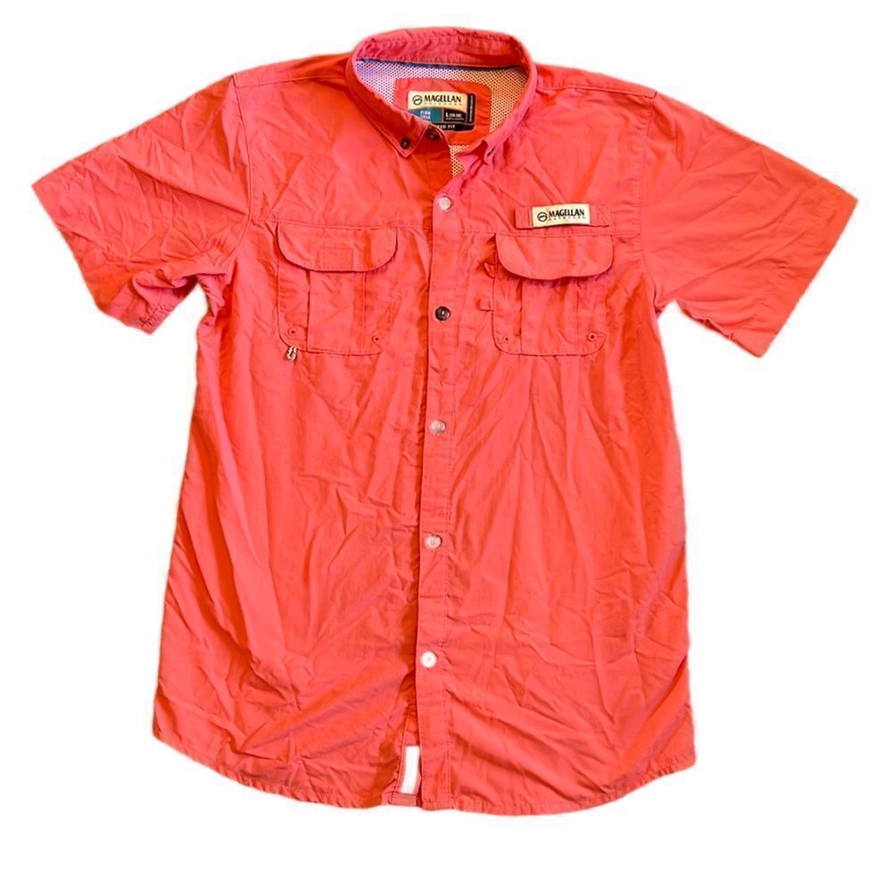 Magellan Pink Unisex Large 14-16 Pink Fishing Shirt